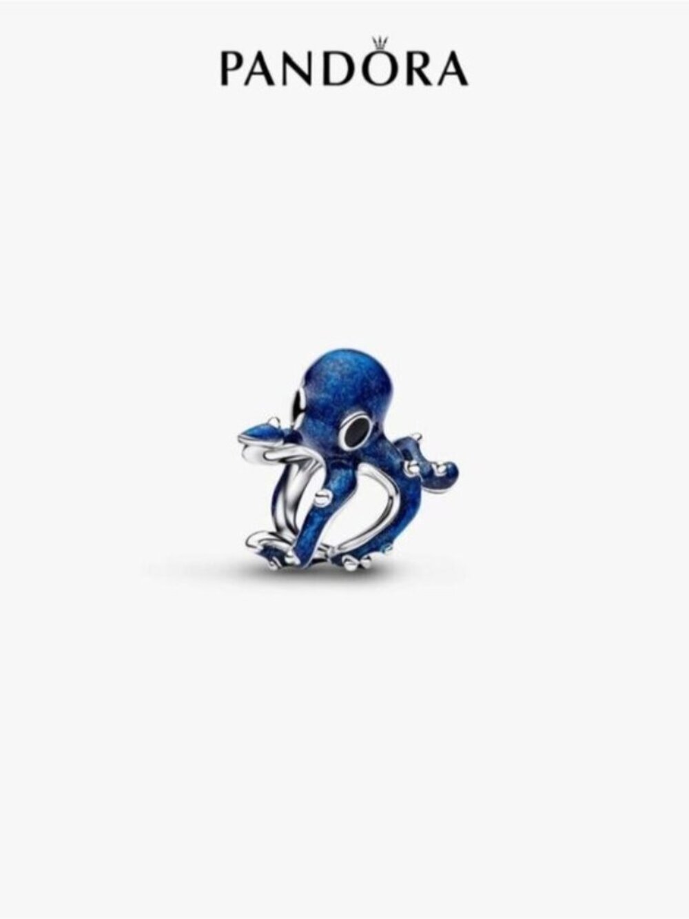 Pandora Blue Octopus Charm